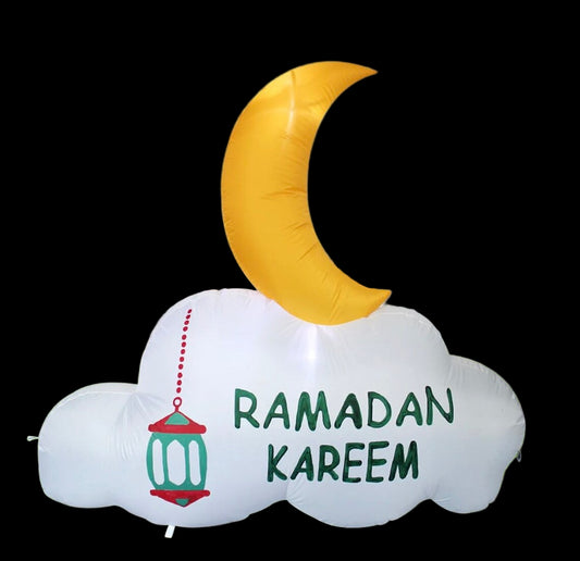 Ramadan/Eid Double Sided Inflatable Crescent