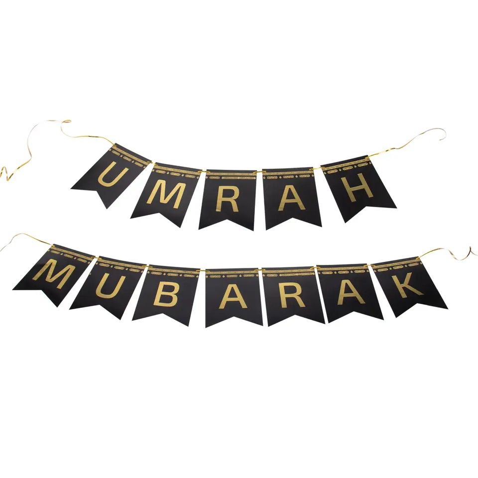 Umrah Mubarak Cardboard Banner
