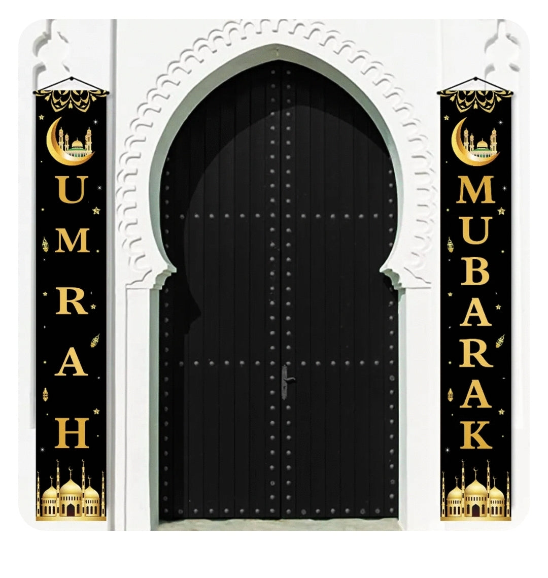 Umrah Banner set of 2 long ones