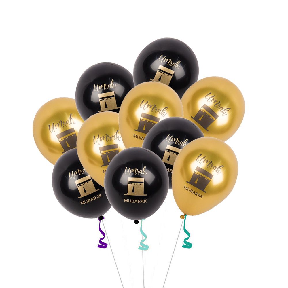 Umrah balloons packet of 10