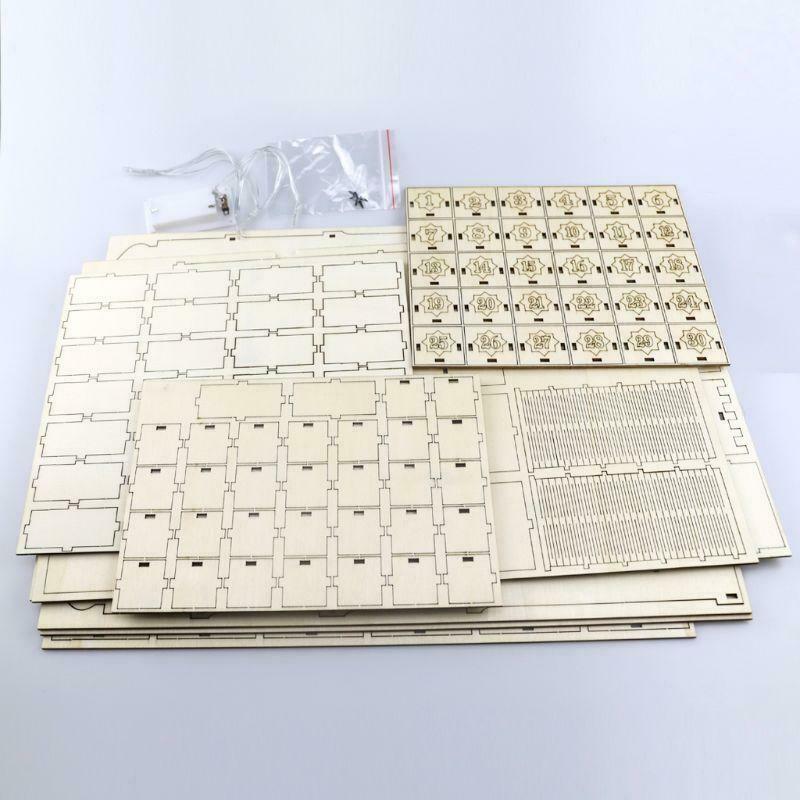 Wooden Eid Ramadan Mubarak Advent Calendar