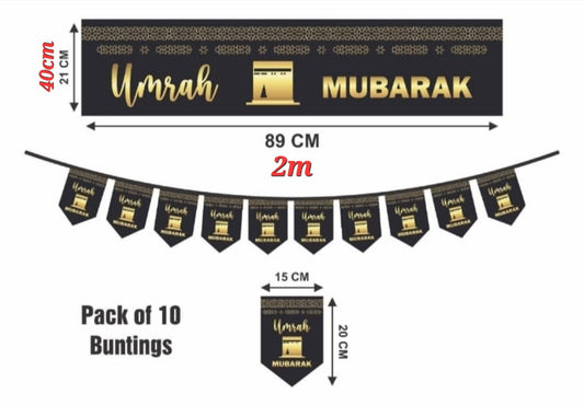 Umrah Bunting roughly 2.7m