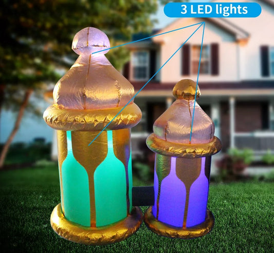 Lanterns Ramadan/Eid Inflatables Balloons, Outdoor/indoor