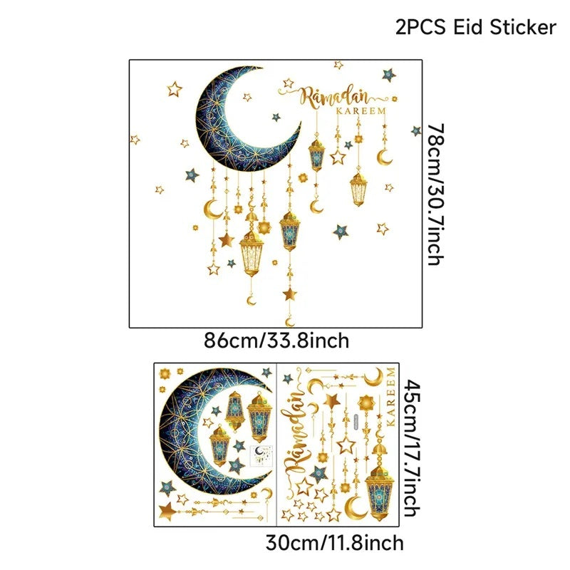 Eid/Ramadan/Islamic Wall Stickers Decor For Home Islamic Ramadan Kareem Muslim