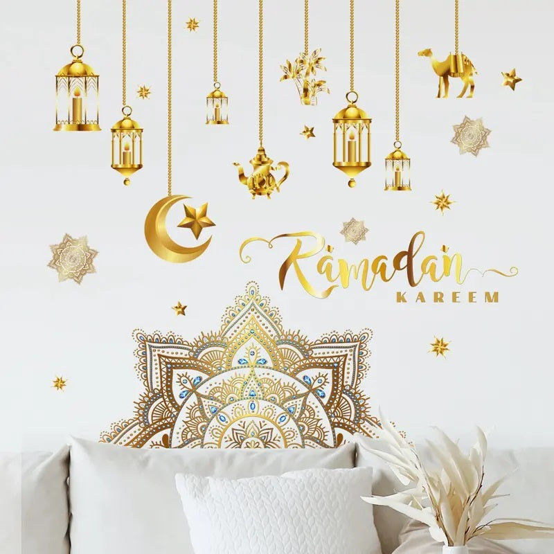 Eid/Ramadan/Islamic Wall Stickers Decor For Home Islamic Ramadan Kareem Muslim