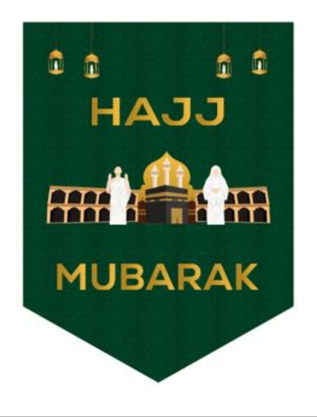 Long Hajj Banners with available matching buntings