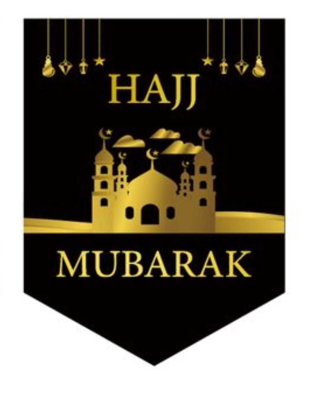 Long Hajj Banners with available matching buntings