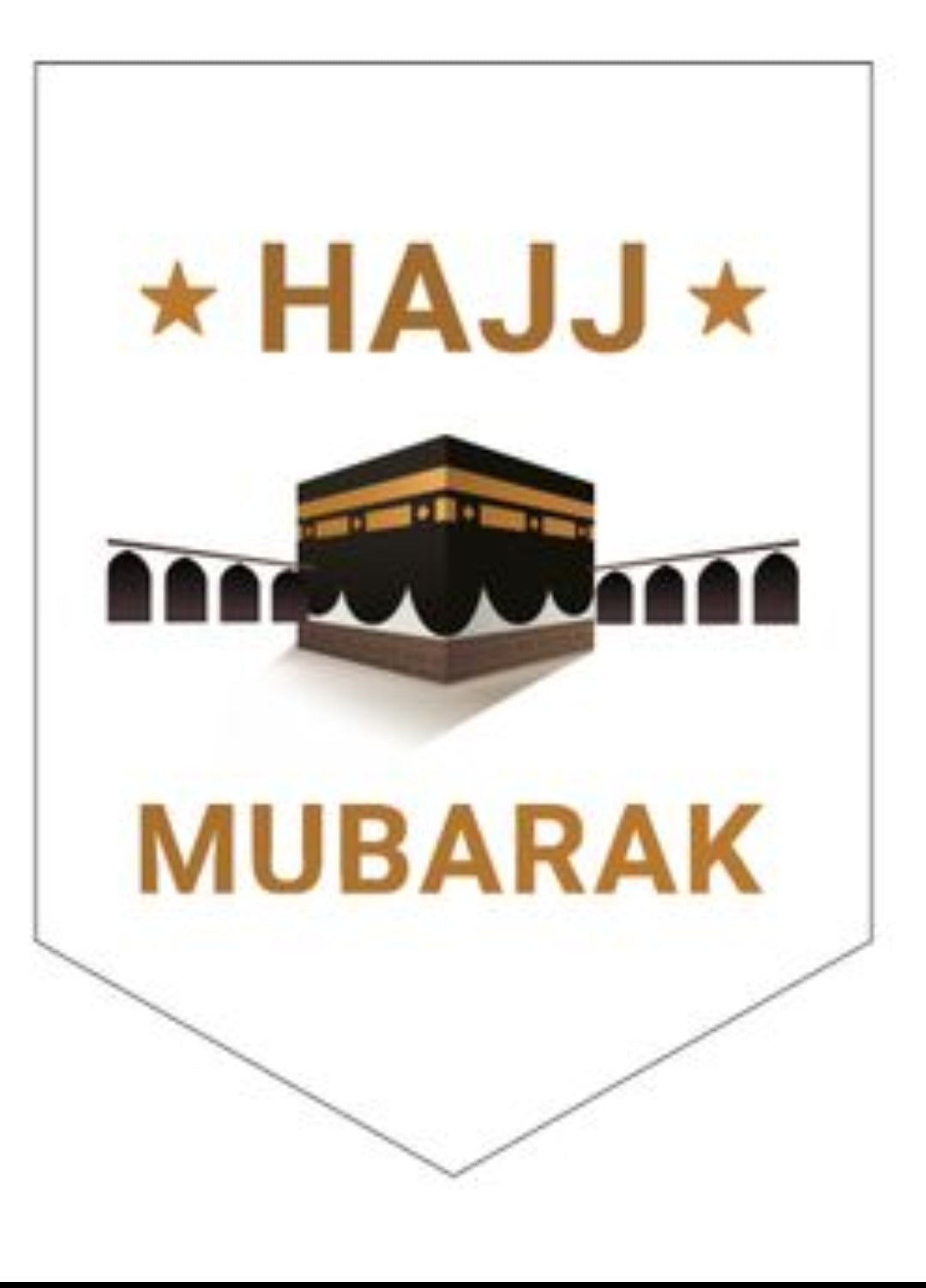 Long Hajj Banners with available matching buntings