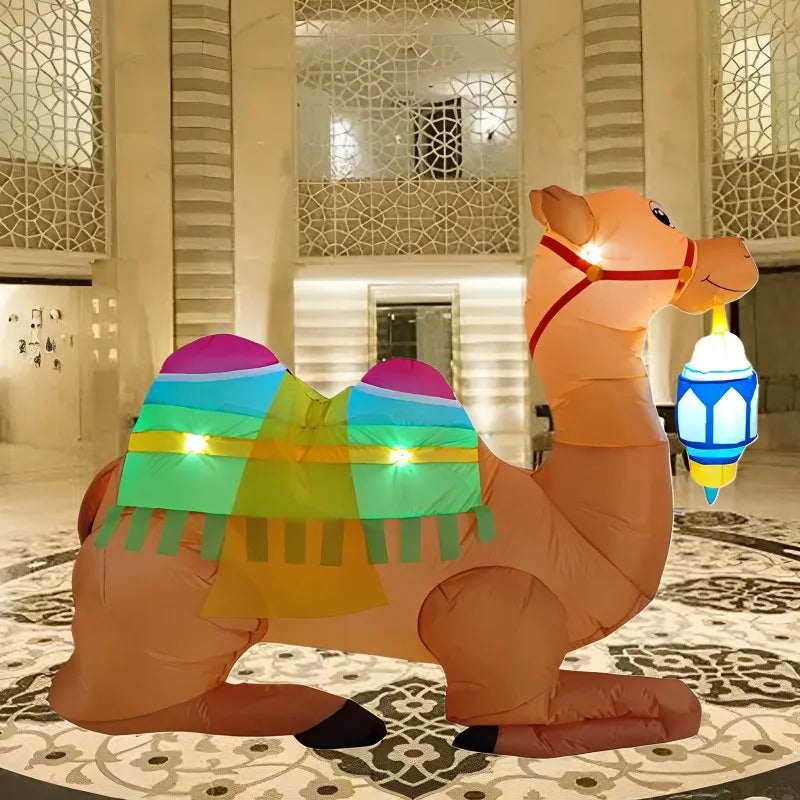 Jamal: The Camel Ramadan Inflatable Balloon, LED Light Eid Mubarak Inflatables