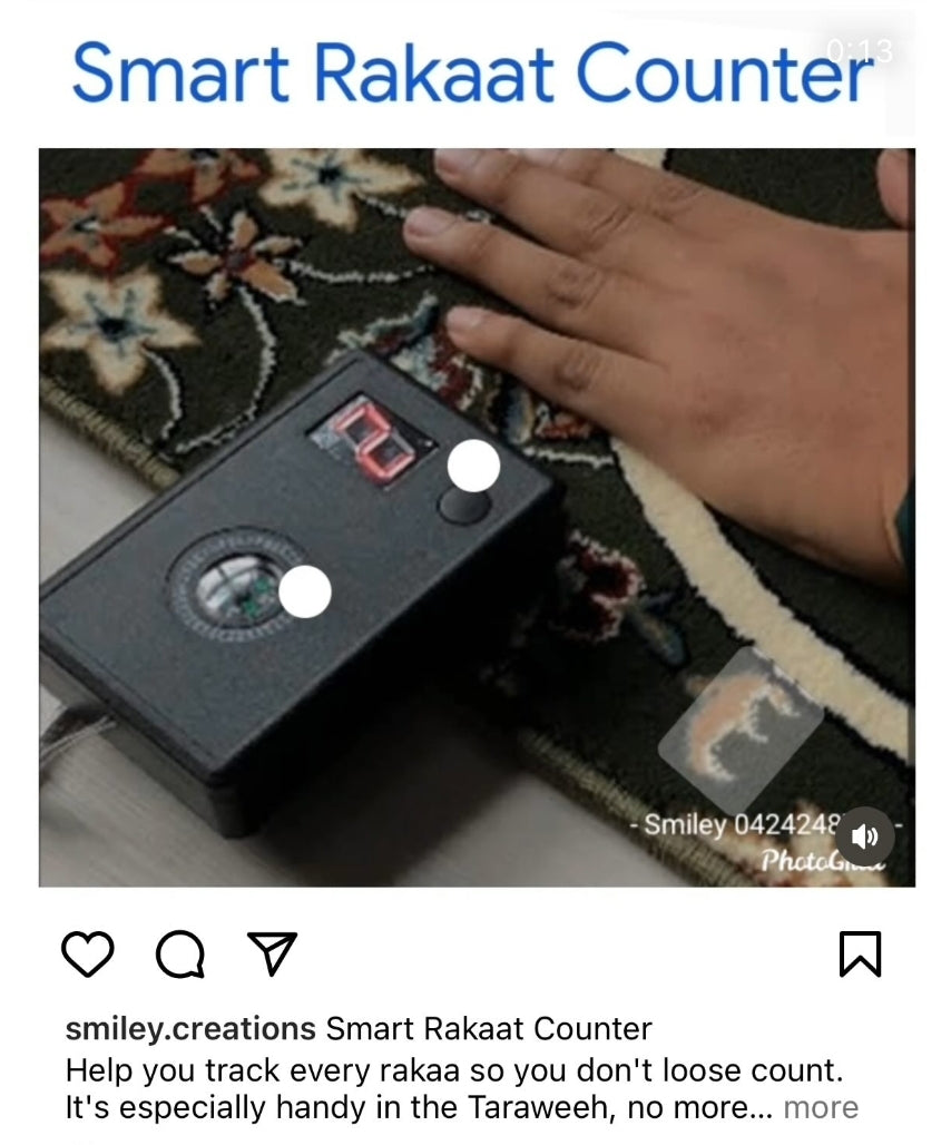Rakaat Tracker, rakaat Counter, Great for Taraweeh Salah, gifts, Ramadan
