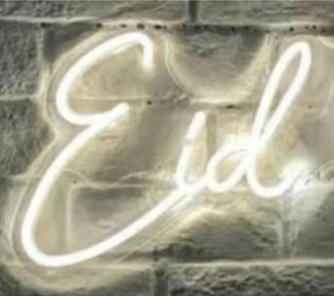 Eid Neon Lights 90 by 50cm