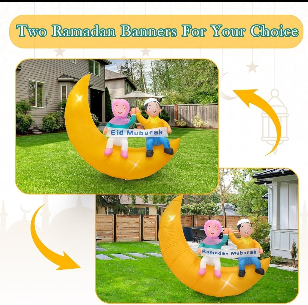 Reversable Ramadan/Eid Mubarak Kids Inflatable (Indoor/outdoor)