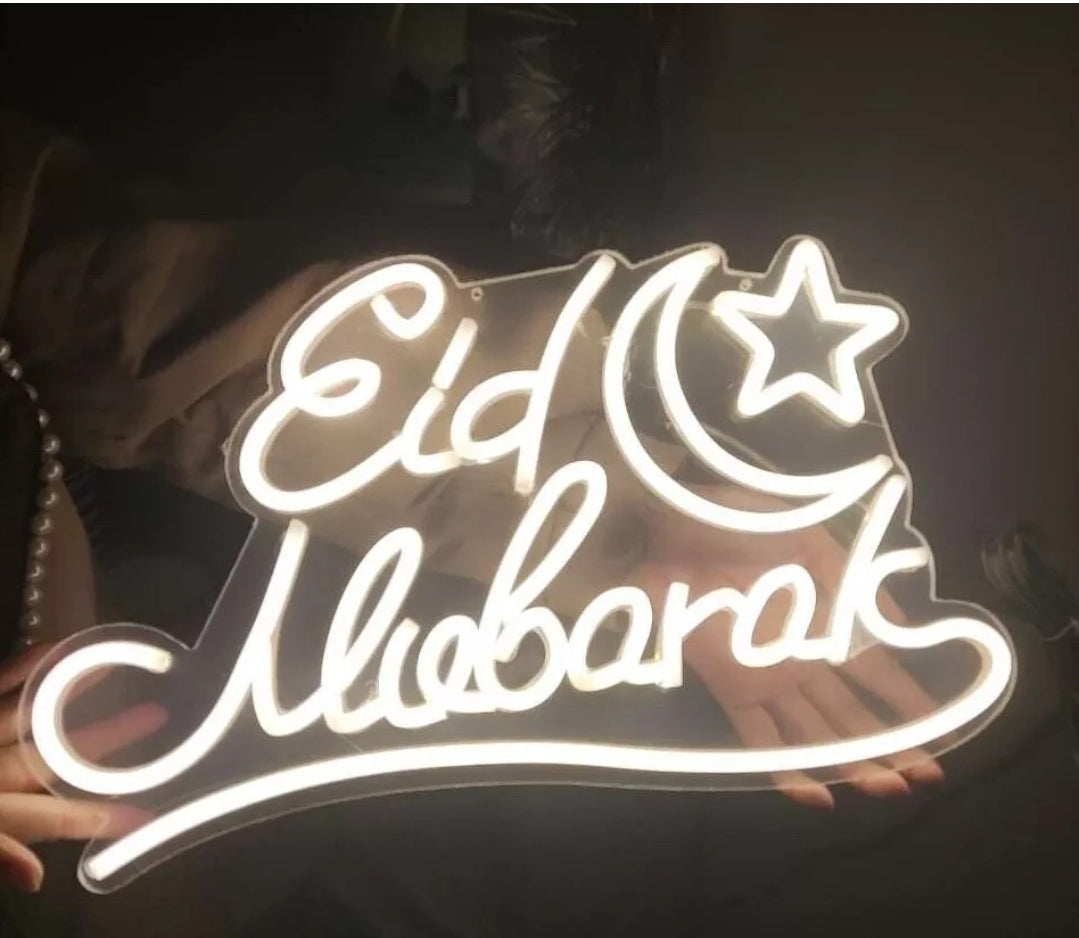Eid Neon Lights 40 by 20cm