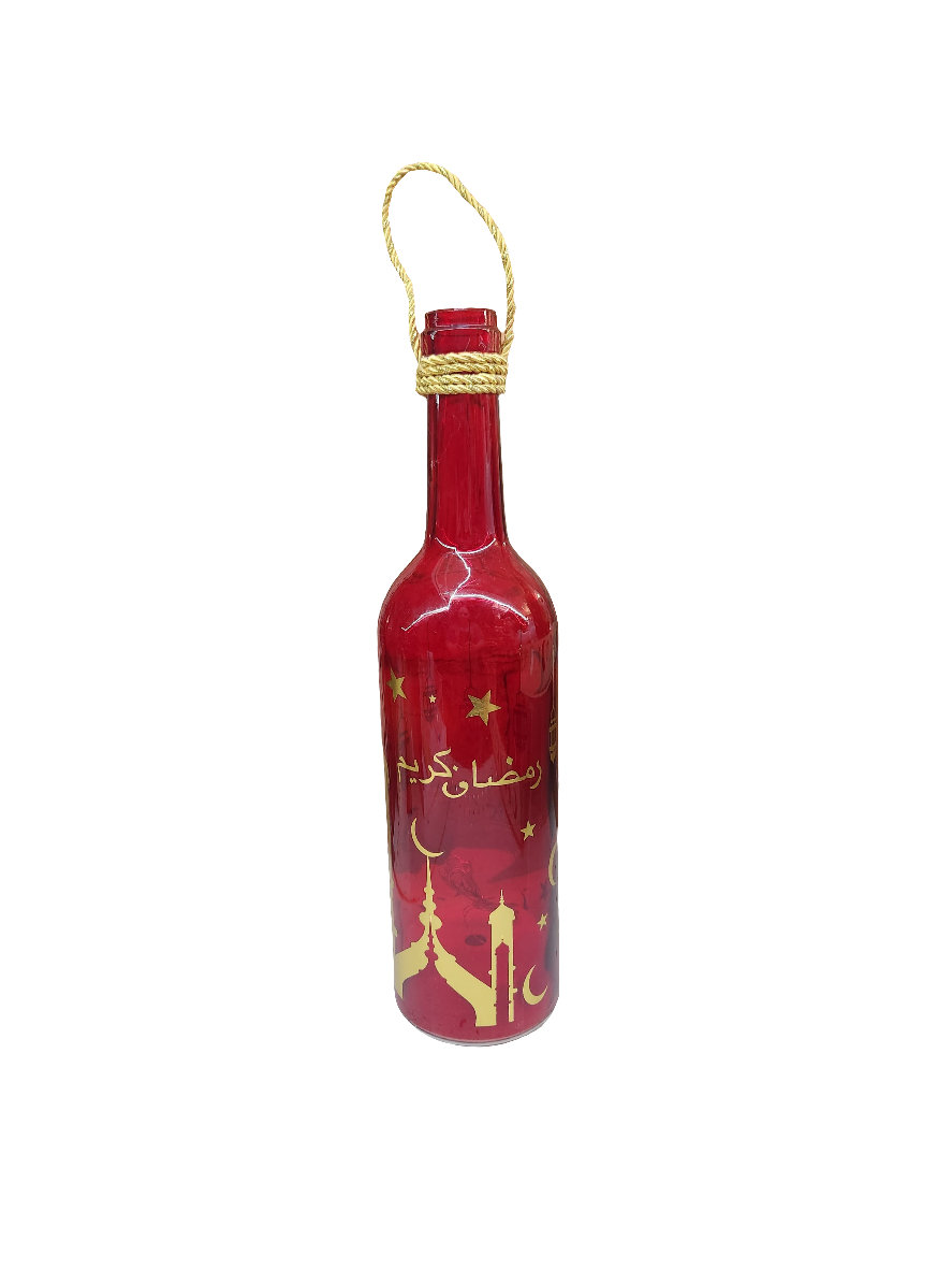 Hanging Ramadan lighted Lantern, Bottle shape