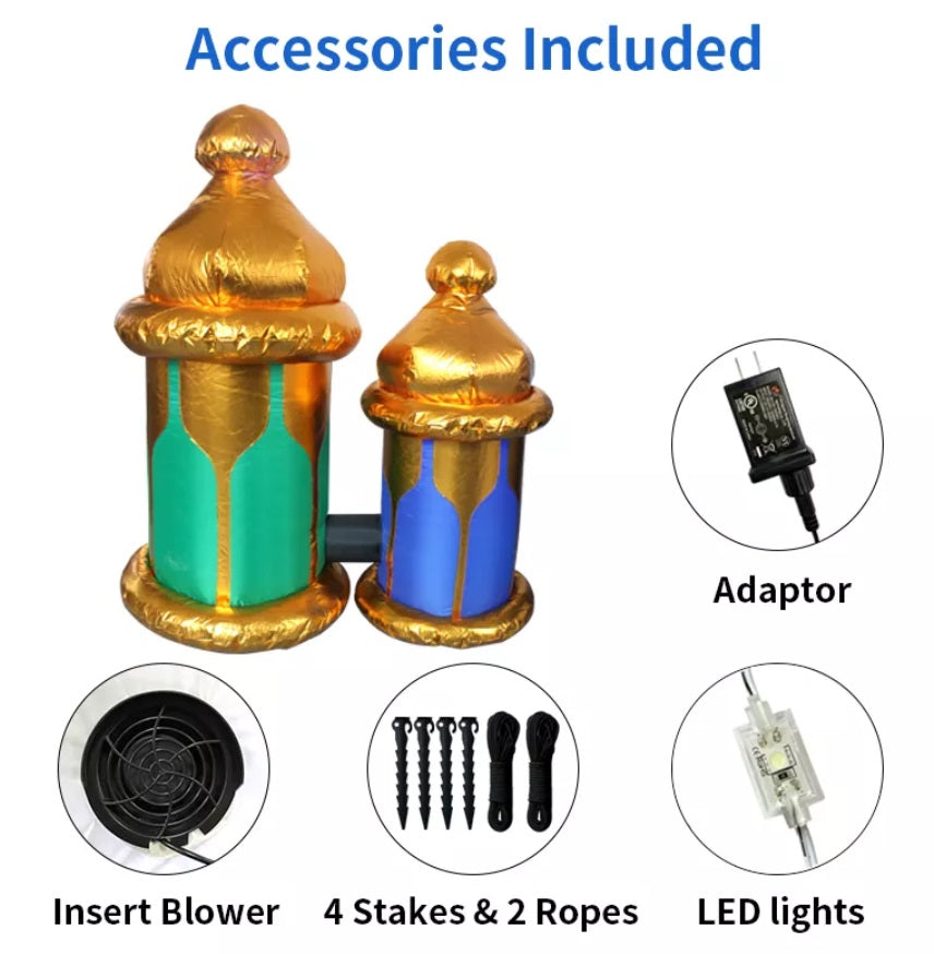 Lanterns Ramadan/Eid Inflatables Balloons, Outdoor/indoor
